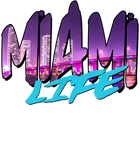 Discover Men's T Shirt Miami Life Beach View