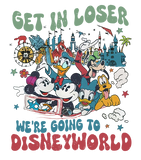 Discover Retro Disney World Shirt, Get in Loser Were Going to Disneyworld Shirt