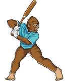 Discover Bigfoot playing Baseball Shirt