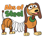 Discover Abs Of Steel Slinky Dog Shirt