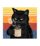 Discover That's What I Do I Drink Coffee I Hate People Black Cat T Shirt