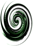Discover Green black swirl
