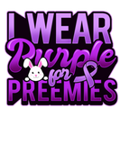 Discover I wear purple for preemies (rabbit) - Prematurity