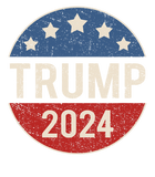 Discover Trump 2024 Retro Campaign Button Re Elect President Trump T-Shirt