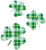 Discover 3 St. Patrick's Day Irish Tartan Shamrocks