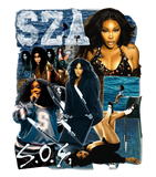 Discover Vintage SZA SOS Shirt, Vintage Sza Good Days Shirt, Sza 90s Shirt