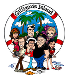 Discover Gilligans Island crew color T-Shirts
