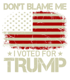 Discover Don't Blame Me I Voted For Trump USA Flag Patriots T Shirt