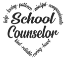 Discover School Counselor Heart Word Cloud
