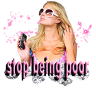 Discover Stop Being Poor! Paris Hilton Classic T-Shirt
