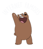 Discover We Bare Bears Grizzly Internet Famous T-Shirt