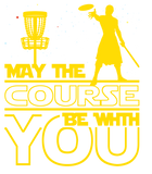 Discover May The Course Be With You - Disc Golf Player Disc Golfer T-Shirt