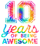 Discover 10th Birthday Tie Dye 10 Years Old Awesome T Shirt