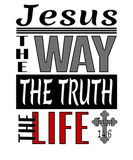 Discover The Way The Truth The Life Christian Bible Verse John Design Cross Men Women.psd