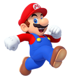 Discover Super Mario Running Mario 3D T-shirt