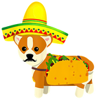 Discover Funny Mexican Corgi Taco Cinco de Mayo Fiesta Dog T-Shirt