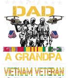 Discover Dad Grandpa Vietnam Veteran Vintage Shirt Military Men's T-Shirt