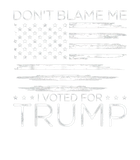 Discover Don't Blame Me I Voted For Trump Distressed American Flag T Shirt