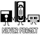 Discover Never Forget Retro Vintage Cassette Tape Graphic Novelty Mens Funny T Shirt