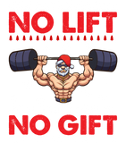 Discover No Lift No Gift Ugly Christmas Gym Santa Sweatshirt