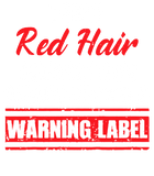 Discover Vintage Red Hair Because God Knew I Needed A Warning Label T-Shirt