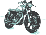 Discover Motorbike biker chopper bike racing