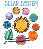 Discover Solar System Planets Science Space Boys Girls STEM Kids T-Shirt
