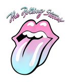 Discover Official Rolling Stones Gradient Tongue T-Shirt