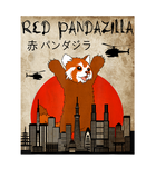 Discover Red Panda Red Pandazilla T Shirt
