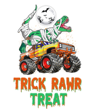 Discover Trick Rawr Treat Kids Halloween Boys Kids Dinosaur T rex Riding Monster Truck T-Shirt