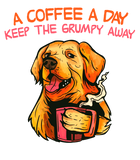 Discover A Coffee A Day Keep The Grumpy Away T-Shirt