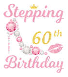 Discover Stepping Into My 60th Birthday Like A Queen Happy To Me Mom T Shirt