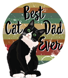 Discover Best Cat Dad Ever Tuxedo Father's Day Gift Funny Retro Shirt T-Shirt