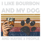 Discover Vintage I Like Bourbon and my dog Maybe 3 People T-Shirt