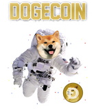 Discover DOGECOIN To The Moon - cryptocurrency funny dog astronaut T-Shirt