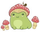 Discover Frog with Mushroom Hat & Snail - Cottagecore Aesthetic T-Shirt