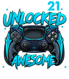 Discover Level 21 Unlocked Awesome Since 2000 21st Birthday T-Shirt