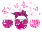 Discover Wine Glass Butterfly Breast Cancer Awareness Pink Ribbon T-Shirt