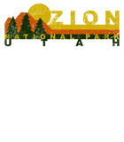 Discover Zion National Park Sunny Mountain Treeline T-Shirt