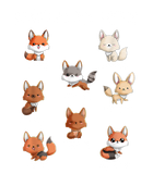 Discover Foxes Of The World Funny T-Shirt