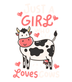 Discover Just A Girl Who Loves Cows Farmer Butcher Milk T-Shirt