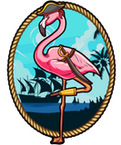 Discover Pink Pirate Flamingo Peg Leg Flamingo Lover
