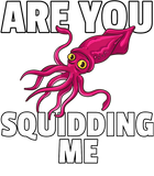Discover Are You Squidding Me Gift Squid Octopus Marine Biology T Shirt