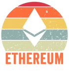 Discover Ethereum Blockchain ETH Ether Cryptocurrency Retro Sunset T Shirt