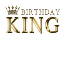 Discover Birthday King Golden Crown