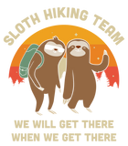 Discover Sloth Hiking Team - Funny Vintage Gift T-Shirt