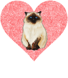 Discover The Himalayan Valentines Day Cat Love Fingerprint T-Shirt