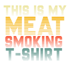 Discover This Is My Meat Smoking Shirt Retro Vintage BBQ Smoker Gift T-Shirt