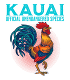 Discover Kauai Chicken Unendangered Species T-Shirt
