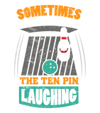 Discover Funny Bowling 10 Pin Laughing Loser Fun T-Shirt